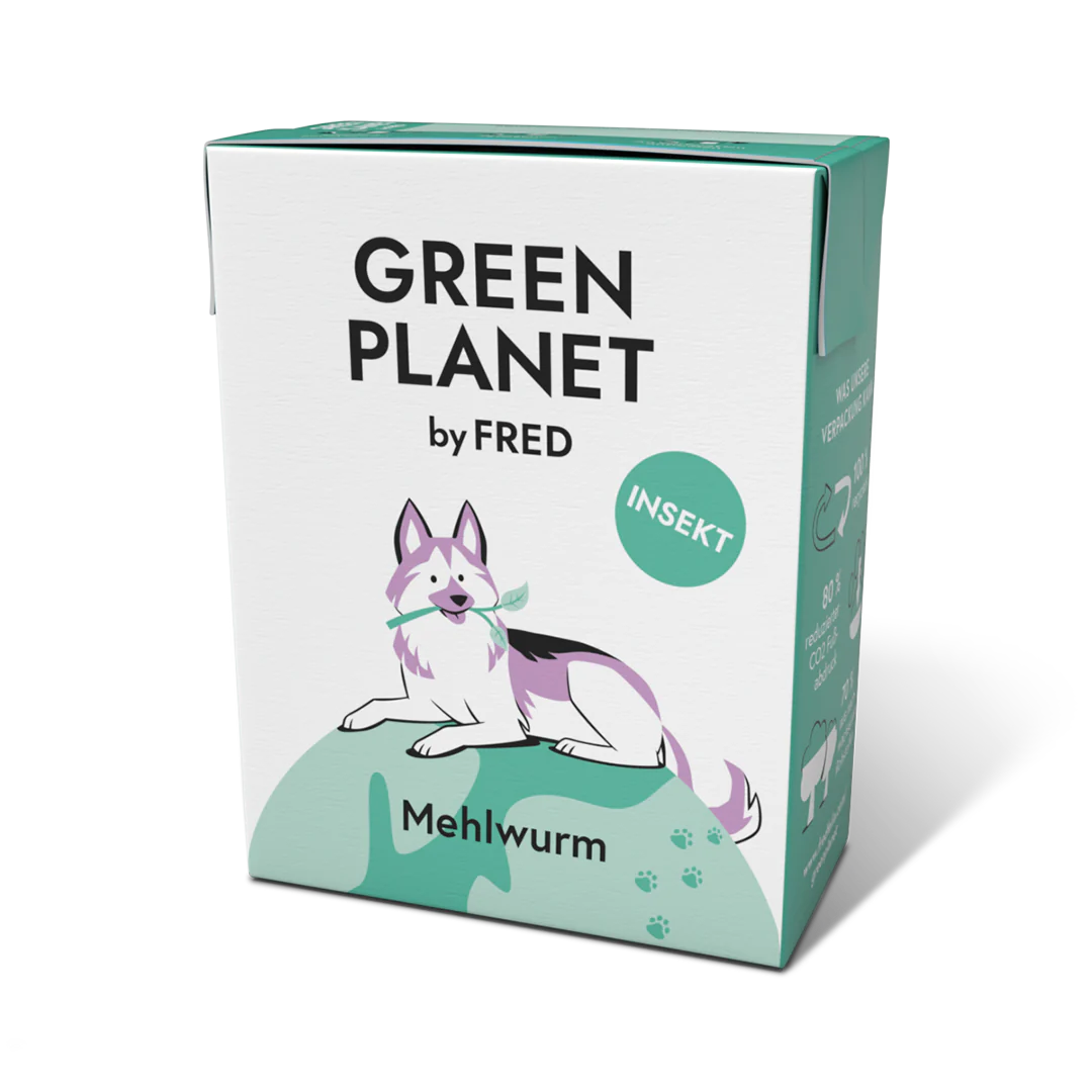 GREEN PLANET by FRED "Mehlwurm" - Alleinfuttermittel für ausgewachsene Hunde